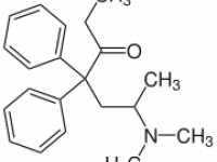 Strukturformle von Methadon