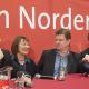 Von links: Torsten Albig, Brigitte Fronzek, Ralf Stegner, Mathias Stein