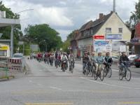 Fahrradsternfahrt 2009 an der Ecke Ulzburger Straße/Segeberger Chaussee