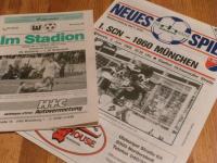Alte Stadionzeitungen, SCN gegen TSV 1860 München und gegen den VfL Wolfsburg