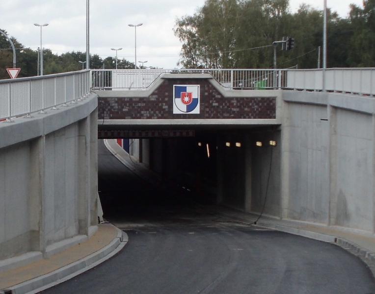 Der fertiggestellte Tunnel vor seiner Freigabe