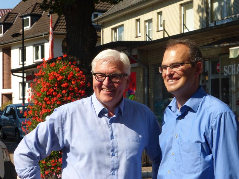 Christian Carstensen und Frank Walter Steinmeier